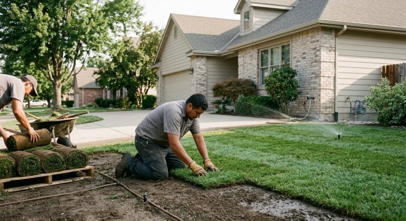 Bermuda Grass Installation in Rockwall, TX
