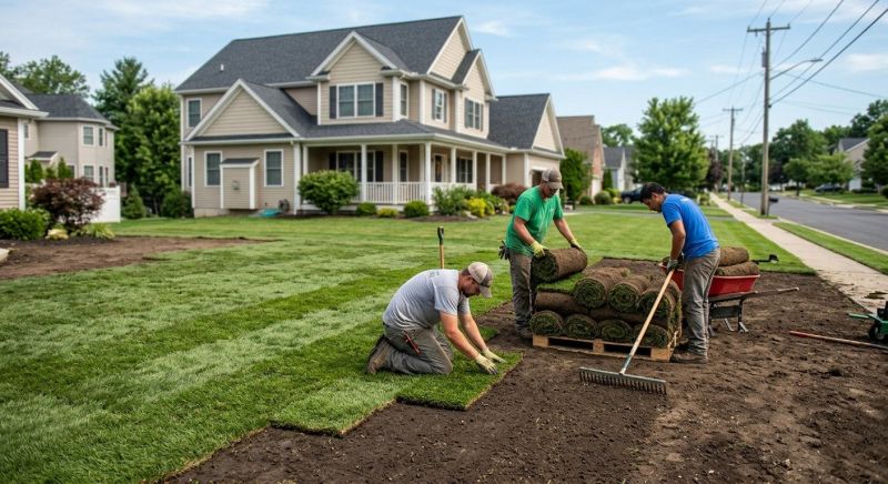 Sod Laying Service in Rockwall, TX